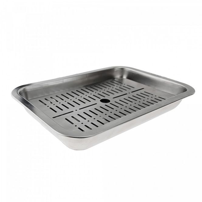 Hovedbilde Brew Monk Rustfritt stålbrett med avrenningsrist