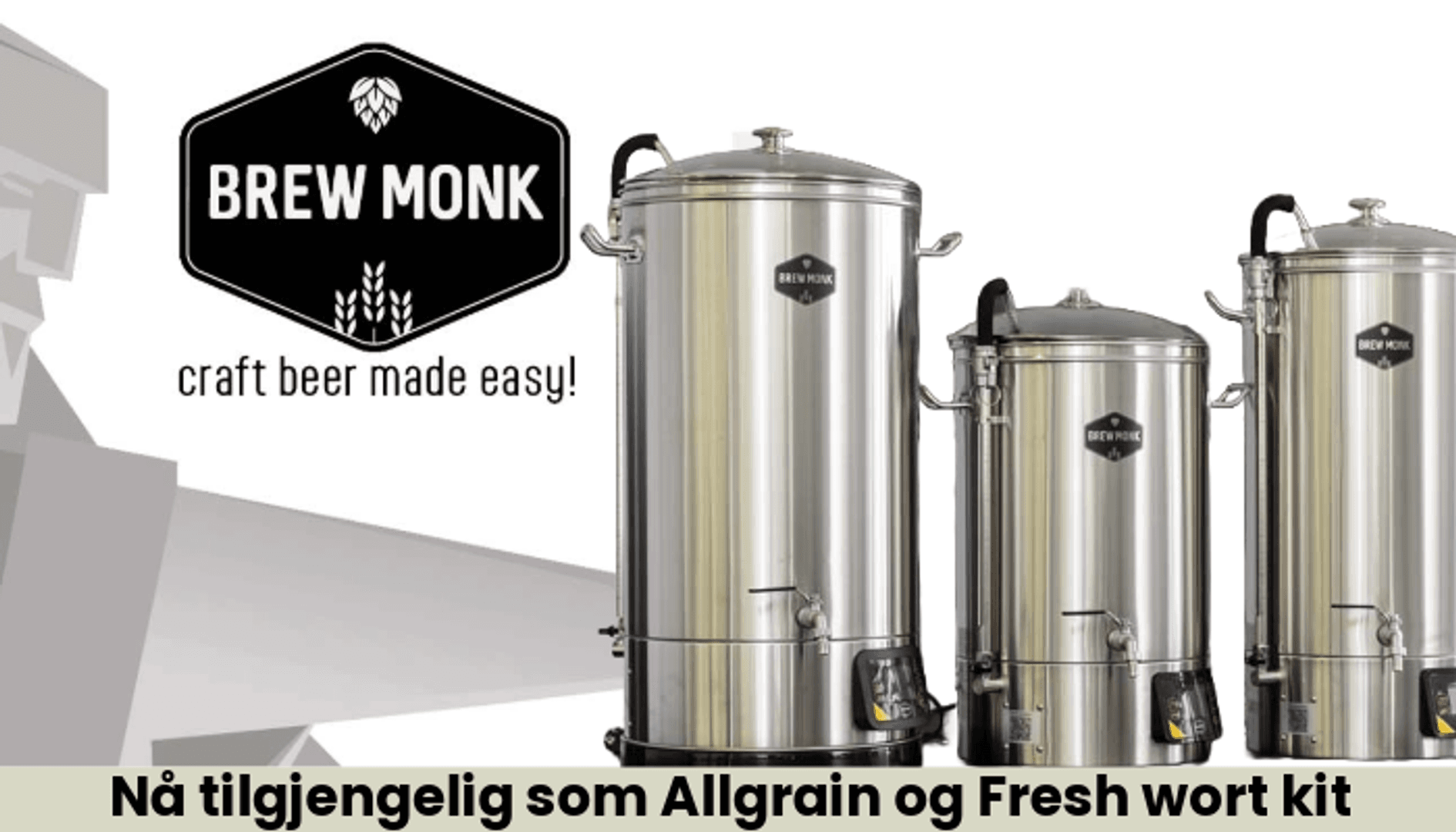 Kjøp utstyr og tilbehør fra Brewmonk hos litebrygg.no