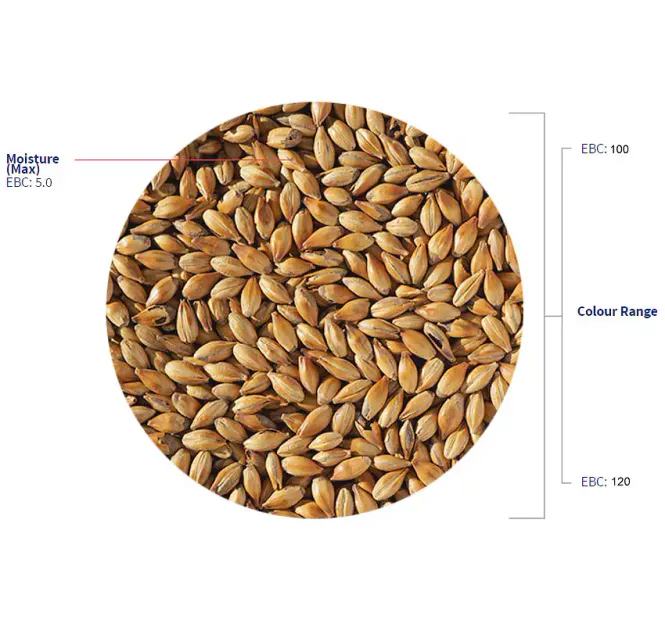 Hovedbilde Crystal 100 (100-120EBC) - Crisp Malting